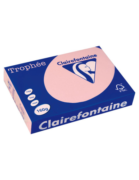 PAQUETE 250h PAPEL TROPHÉE CLAIREFONTAINE 160gr A4 PASTEL
