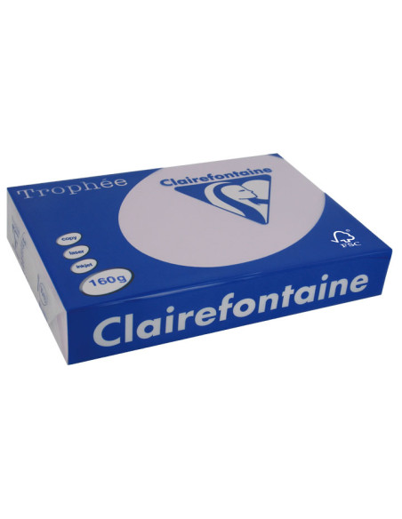 PAQUETE 250h PAPEL TROPHÉE CLAIREFONTAINE 160gr A4 PASTEL