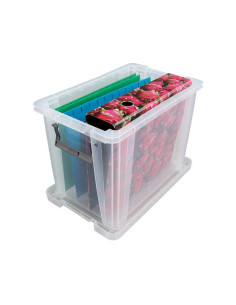 CAJA DE ALMACENAJE ARCHIVO 2000 APILABLE CON TAPA 185L 2