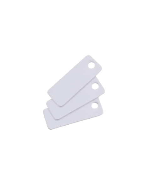 ACCESORIO SELLO COLOP ELECTRONICO E-MARK PLACA DE PLASTICO PERFORADO 45mm X 18 mm PAQUETE DE 20 UNIDADES