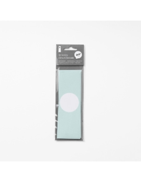 ACCESORIO SELLO COLOP NIO BANDEROLA 310x55mm MENTA PAQUETE DE 10