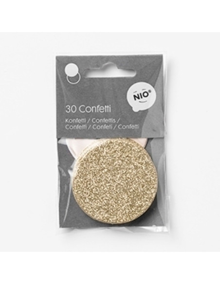 ACCESORIO SELLO COLOP NIO CONFETI ø50mm KRAFT PAQUETE DE 30