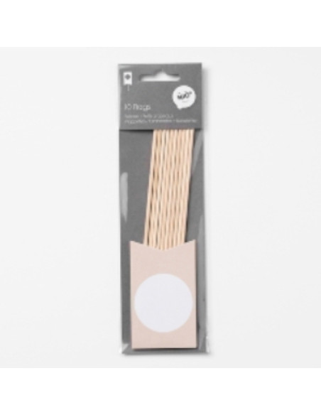 ACCESORIO SELLO COLOP NIO ESTANDARTE 82x50mm KRAFT PAQUETE DE 10