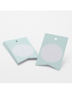 ACCESORIO SELLO COLOP NIO ETIQUETA COLGANTE 80x50mm MENTA PAQUETE DE 10