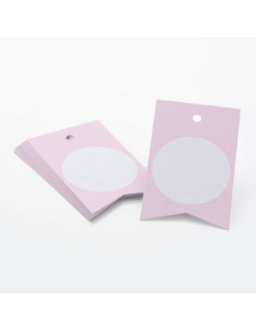 ACCESORIO SELLO COLOP NIO ETIQUETA COLGANTE 80x50mm ROSA PAQUETE DE 10