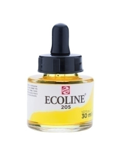 ACUARELA LIQUIDA ECOLINE  30 ml frasco AMARILLO LIMON