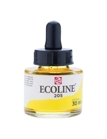 ACUARELA LIQUIDA ECOLINE  30 ml frasco AMARILLO LIMON