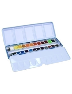 ACUARELAS MILAN Estuche METAL DE 24