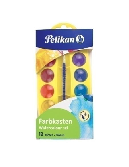 ACUARELAS PELIKAN JUNIOR ESTUCHE de 12 701242