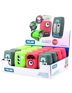 MILAN AFILABORRAS COMPACT SERIE ESPECIAL ALIENS SURTIDO CAJA EXPOSITORA 16 UD