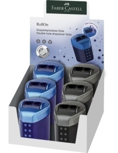 AFILALAPIZ FABER-CASTELL RollOn DOTS 2 USOS CON DEPOSITO CAJA DE 6 2 COLORES