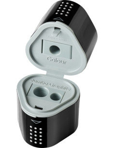 AFILALAPIZ FABER-CASTELL TRIO GRIP 3 USOS CON DEPOSITO NEGRO