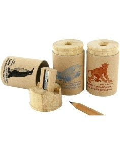 AFILALAPIZ KUM MADERA 1 SOLO USO CON DEPOSITO CILINDRICO CAJA 20