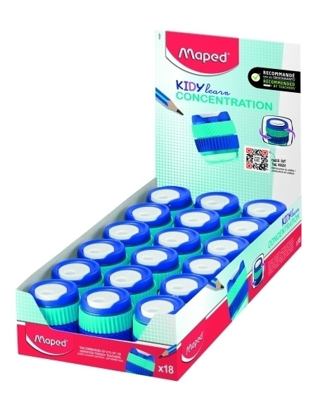 AFILALAPIZ MAPED 1 USO KIDY LEARN CONCENTRACION CON DEPOSITO EXPOSITOR de 18