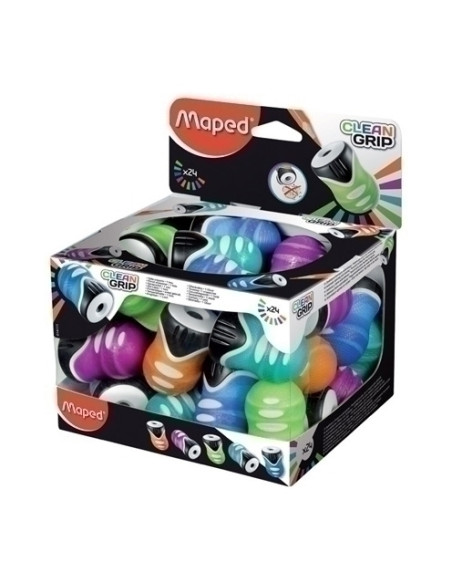AFILALAPIZ MAPED CLEAN GRIP 1 USO EXPOSITOR de 24