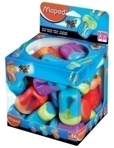 AFILALAPIZ MAPED COLOR PEPS 2 ORIFICIOS EXPOSITOR de 24