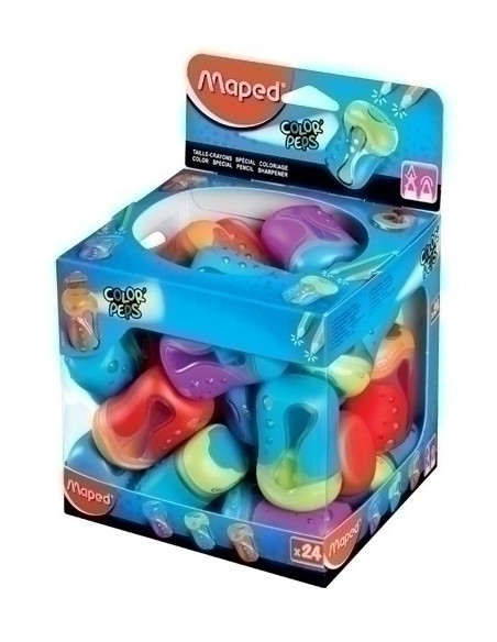 AFILALAPIZ MAPED COLOR PEPS 2 ORIFICIOS EXPOSITOR de 24