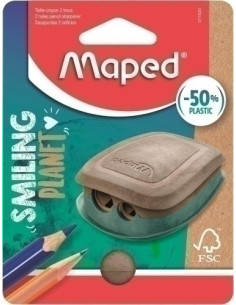 AFILALAPIZ MAPED SMILING PLANET CON DEPOSITO 2 USOS BLISTER DE 1