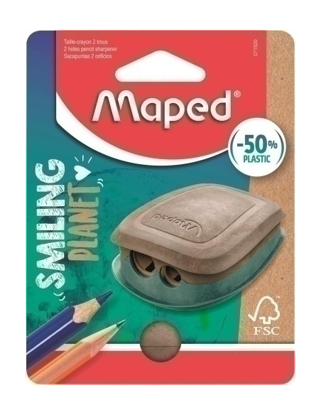 AFILALAPIZ MAPED SMILING PLANET CON DEPOSITO 2 USOS BLISTER DE 1