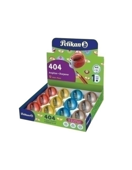 AFILALAPIZ PELIKAN 404 CDEPOSITO TRANSPARENTE SURTIDO EXPOSITOR 12