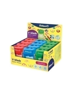 AFILALAPIZ PELIKAN V-BLADE CDEPOSITO TRANSPARENTE SURTIDO EXPOSITOR 12 700238