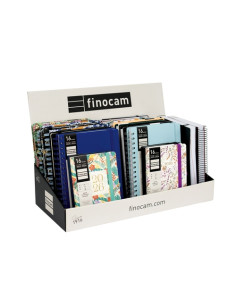 AGENDA ANUAL 2025-26 FINOCAM 16 MESES SURTIDO EXPOSITOR de 24