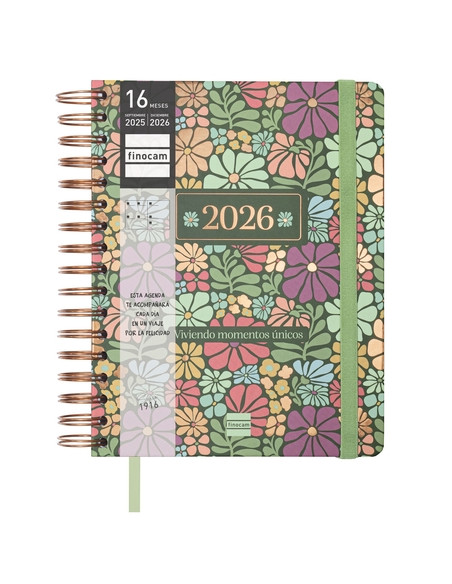 AGENDA ANUAL 2025-26 FINOCAM 16 MESES VITAE WIRE-O tapa EXTRADURA SV APAIS 4 155x217 con GOMA VERDE