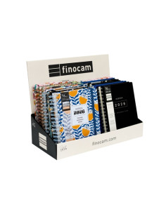 AGENDA ANUAL 2025-26 FINOCAM 16 MESES VITAETEMPUS SURTIDO EXPOSITOR de 12