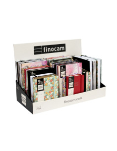 AGENDA ANUAL 2025-26 FINOCAM 18 MESES INTERNACIONAL SURTIDO EXPOSITOR de 32