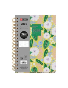 AGENDA ANUAL 2025-26 MIQUELRIUS 16 MESES WIRE-O tapa EXTRA PLUS 4 156x213 SV APAIS TROPICAL