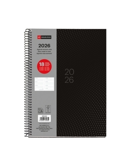 AGENDA ANUAL 2025-26 MIQUELRIUS 18 MESES ESPIRAL tapa EXTRA PLUS 4 155x213 SV APAIS DOTS