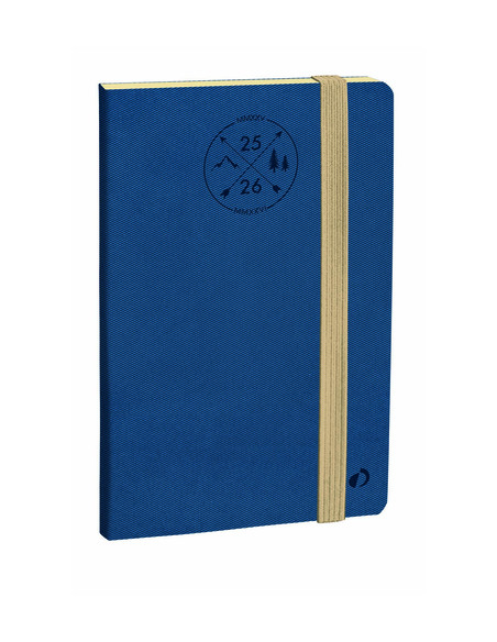 AGENDA ANUAL 2025-26 QUO VADIS 16 MESES SV 16x24cm HORIZONTAL  EVEREST AZUL DENIM