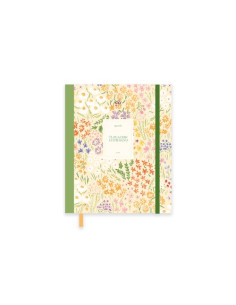 AGENDA ANUAL 2026 UO ENCOLADA tapa EXTRADURA con GOMA MINI 150x120 SV BLOOM