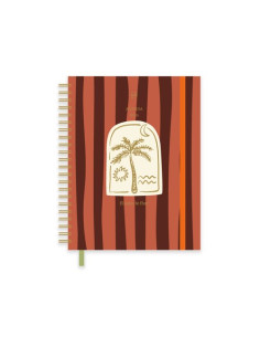 AGENDA ANUAL 2026 UO WIRE-O tapa EXTRADURA con GOMA A5 210x148 DP PALM