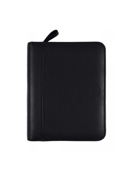 AGENDA ANUAL CATALAN FINOCAM OPEN PIEL CREMALLERA ANDREA 500 117x181 SV NEGRE