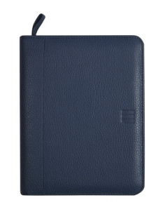 AGENDA ANUAL FINOCAM OPEN PIEL CREMALLERA ANDREA 500 117x181 SV AZUL