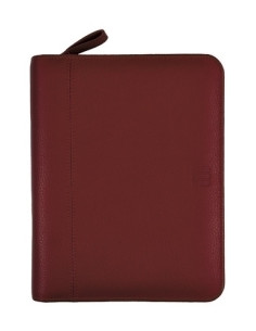 AGENDA ANUAL FINOCAM OPEN PIEL CREMALLERA ANDREA 500 117x181 SV BURDEOS