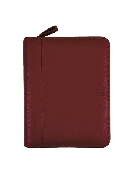 AGENDA ANUAL FINOCAM OPEN PIEL CREMALLERA ANDREA 500 117x181 SV BURDEOS