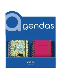 AGENDA ESCOLAR 2025-26 DOHE PREMIUM A6 DP SURTIDO EXPOSITOR DE 20