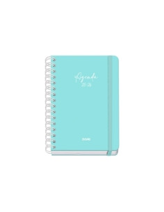 DOHE AGENDA ESCOLAR SERENITY WIRE´O A5 ESPIRAL DOBLE SV TAPA DURA VERDE 2025-2026