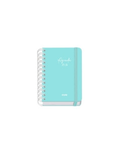 DOHE AGENDA ESCOLAR SERENITY WIRE´O A6 ESPIRAL DOBLE DP TAPA DURA VERDE 2025-2026