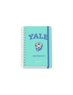 AGENDA ESCOLAR 2025-26 DOHE PREMIUM YALE DOG WIRE-O tapa EXTRA A5 215x310 SV con GOMA