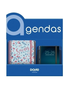 AGENDA ESCOLAR 2025-26 DOHE PRIME A5A6 SURTIDO EXPOSITOR DE 25 9x A5 SV 6x A5 DP 10x A6 DP