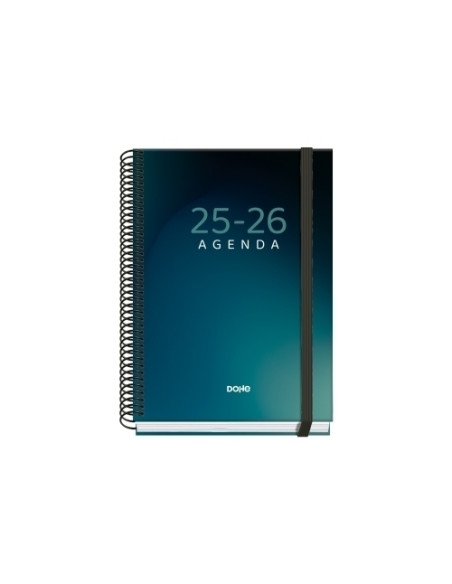 AGENDA ESCOLAR 2025-26 DOHE PRIME BOREAL ESPIRAL tapa EXTRA A5 150x210 DP con GOMA