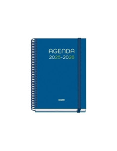 AGENDA ESCOLAR 2025-26 DOHE PRIME LOGIC ESPIRAL tapa EXTRA A5 150X210 SV con GOMA