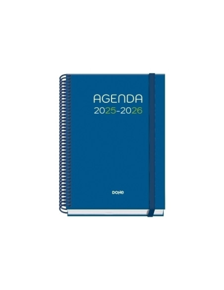 AGENDA ESCOLAR 2025-26 DOHE PRIME LOGIC ESPIRAL tapa EXTRA A5 150x210 DP con GOMA