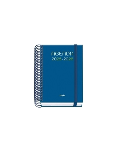 AGENDA ESCOLAR 2025-26 DOHE PRIME LOGIC ESPIRAL tapa EXTRA A6 120x170 DP con GOMA