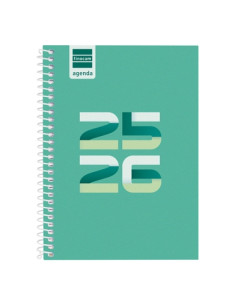 AGENDA ESCOLAR 2025-26 FINOCAM CATALAN COOL ESPIRAL tapa EXTRADURA SV APAIS 8 120x164 VERD