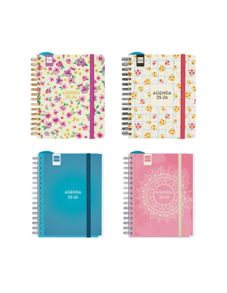 AGENDA ESCOLAR 2025-26 FINOCAM CATALAN MAGISTRAL DEL DOCENTE ASSORTIMENT PACK DE 6