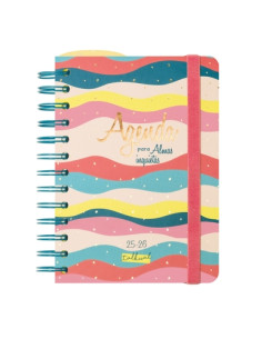 FINOCAM AGENDA TALKUAL ESPIRAL DOBLE 8 1DP TAPA DURA ALMAS 2025-2026